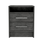 Modern 2-Drawer Nightstand End Table