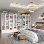 Multi-Unit Wardrobe Versatile Storage Solutions Armoires Cabinet White