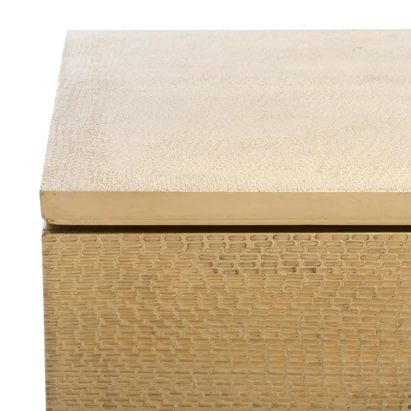 SAFAVIEH Couture Mervana Brass Covered Sideboard