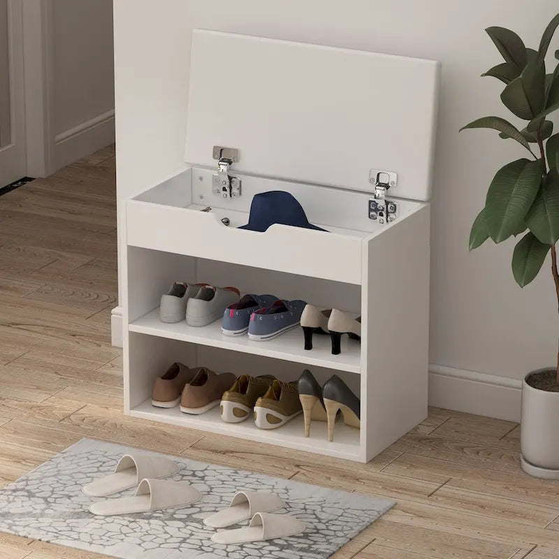 Shoe Storage Bench Rack with Seat