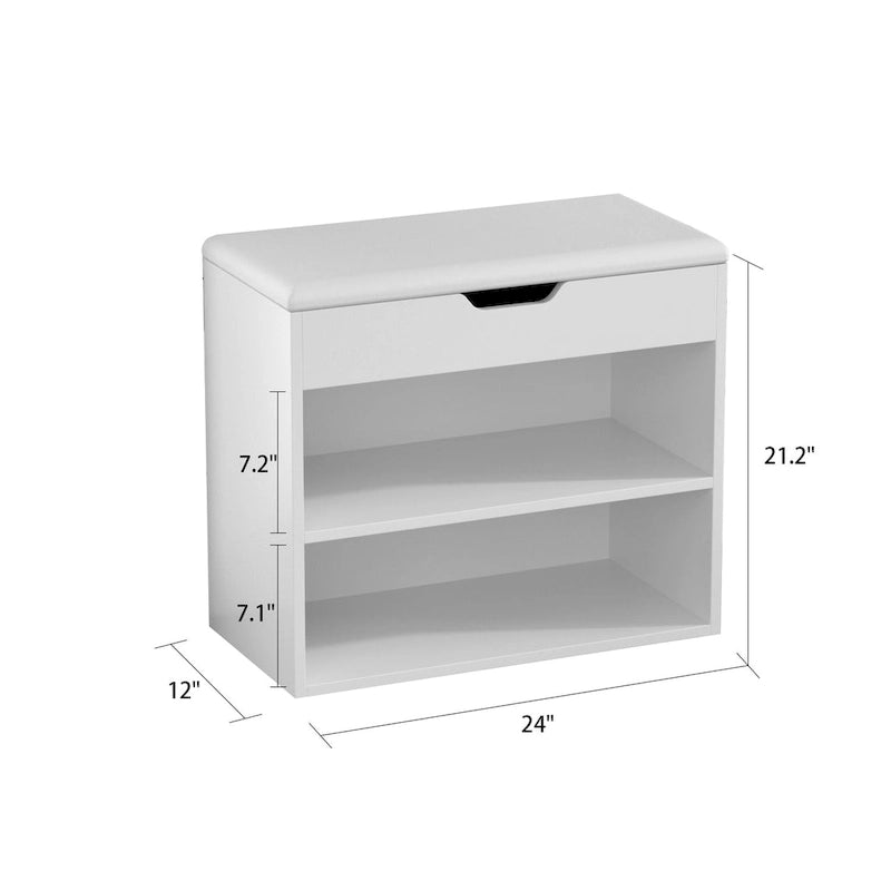 Shoe Storage Bench Rack with Seat