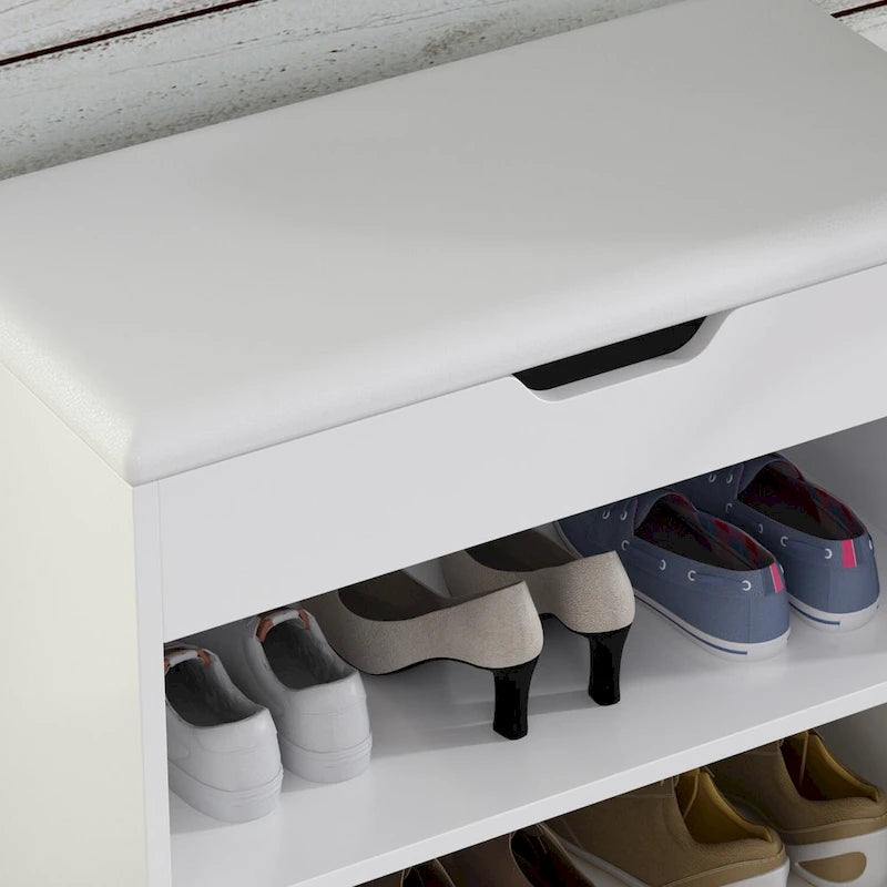 Shoe Storage Bench Rack with Seat