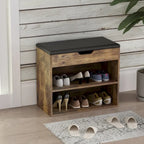 Shoe Storage Bench Rack with Seat