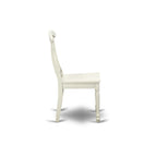 East West Furniture Dining Set- a Rectangle Dining Table and Kitchen Chairs, Linen White (Pieces Option)