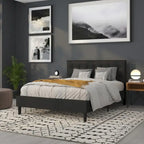 Button Tufted Upholstered Headboard
