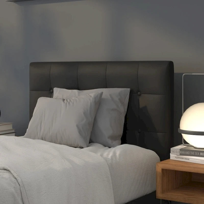 Button Tufted Upholstered Headboard