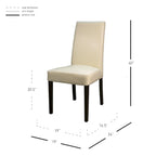 Bicast Leather Dining Chair, Set of 2
