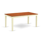 East West Furniture Dining Table Set Contains a Rectangle Kitchen Table and Dining Chairs with a Bench (Finish Color Options)