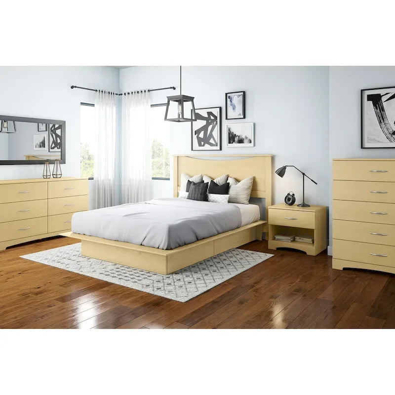 South Shore Step One European Queen Headboard