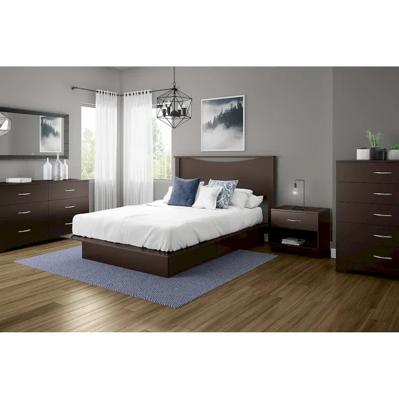 South Shore Step One European Queen Headboard