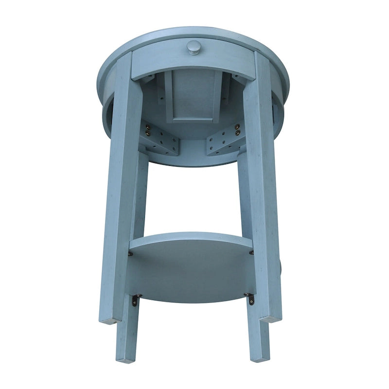 Solid Parawood Philips Accent Table