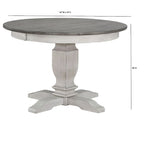 7-Piece Rustic Wood Dining Set
