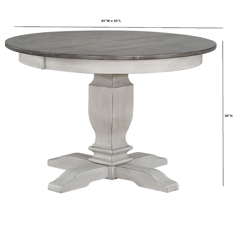 7-Piece Rustic Wood Dining Set