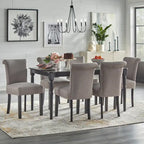 Nailhead Parsons Dining Chair, Set of 2