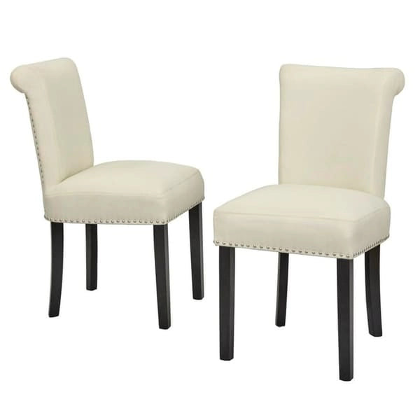 Nailhead Parsons Dining Chair, Set of 2