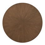 Sheeba Round Mid-Century Modern Walnut Base Dining Table by iNSPIRE Q Modern