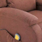 Full Body Massage Chair in Brown Fabric