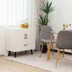 Modern Floor Storage Cabinet with 2 Doors and 1 Pull-out Drawer - 30 x 16 x 31 (L x W x H)