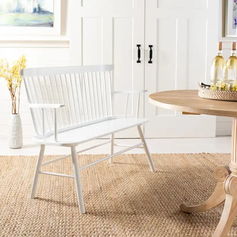 Spindleback Settee – Farmhouse Style Accent Bench