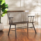 Spindleback Settee – Farmhouse Style Accent Bench