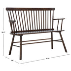Spindleback Settee – Farmhouse Style Accent Bench