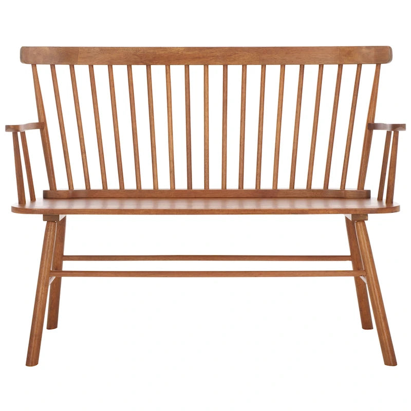 Spindleback Settee – Farmhouse Style Accent Bench