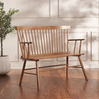 Spindleback Settee – Farmhouse Style Accent Bench