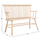 Spindleback Settee – Farmhouse Style Accent Bench