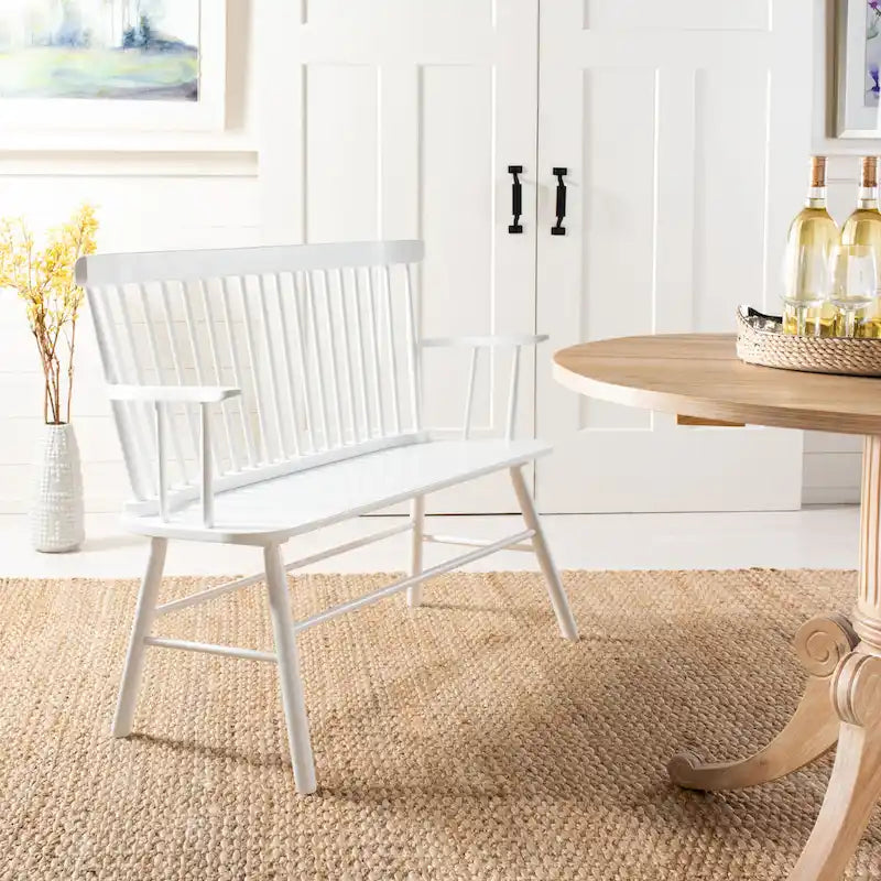 Spindleback Settee – Farmhouse Style Accent Bench