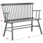 Spindleback Settee – Farmhouse Style Accent Bench