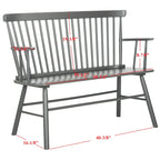 Spindleback Settee – Farmhouse Style Accent Bench