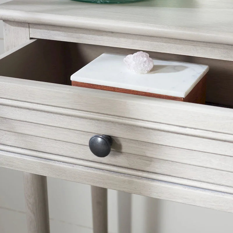 SAFAVIEH Tinnie 2-Drawer Console Table - 36 W x 13 L x 29.5 H - 36Wx13Dx30H