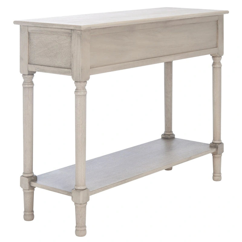 SAFAVIEH Tinnie 2-Drawer Console Table - 36 W x 13 L x 29.5 H - 36Wx13Dx30H