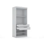 Mulberry Open 3 Sectional Modem Wardrobe Closet with 6 Drawers