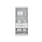 Mulberry Open 3 Sectional Modem Wardrobe Closet with 6 Drawers