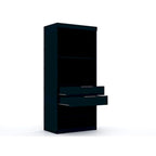 Mulberry Open 3 Sectional Modem Wardrobe Closet with 6 Drawers