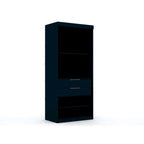 Mulberry Open 3 Sectional Modem Wardrobe Closet with 6 Drawers