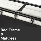Onetan, 14 Folding Bed with Luxurious Memory Foam Mattress, Portable Guest Bed