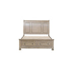 Donald 6 Piece Gray Modern Sleigh Storage Platform Bedroom Set