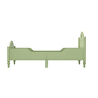Macaron Twin Size Toddler Bed with Side Safety Rails and Headboard and Footboard,Light Pink