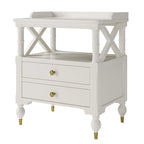3 Pieces Bedroom Set Modern Linen Curved Upholstered Beige Platform King Bed with Two Black Cherry Nightstands