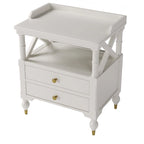 3 Pieces Bedroom Set Modern Linen Curved Upholstered Beige Platform King Bed with Two Black Cherry Nightstands