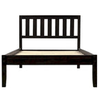 Wood Platform Bed with Headboard/ Slat