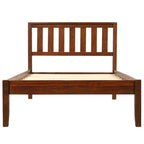 Wood Platform Bed with Headboard/ Slat