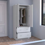 Taly Armoire Engineered wood with Double Doors 2 Drawers - N/A
