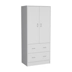 Taly Armoire Engineered wood with Double Doors 2 Drawers - N/A