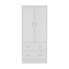 Taly Armoire Engineered wood with Double Doors 2 Drawers - N/A
