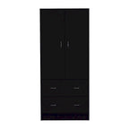 Taly Armoire Engineered wood with Double Doors 2 Drawers - N/A