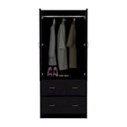 Taly Armoire Engineered wood with Double Doors 2 Drawers - N/A