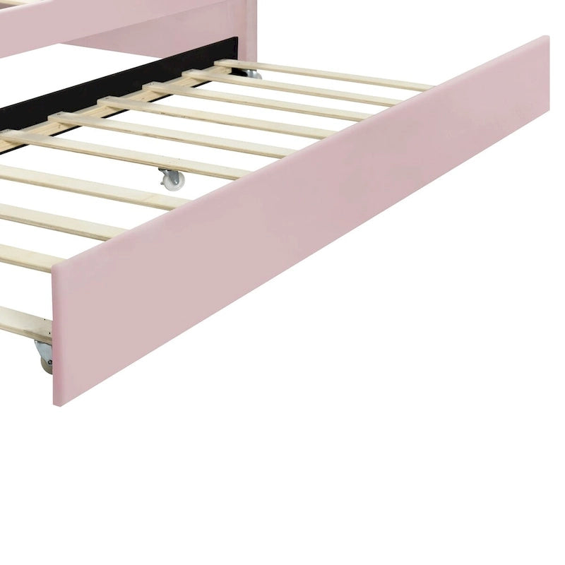 Full Size Upholstery Daybed Frame with Trundle